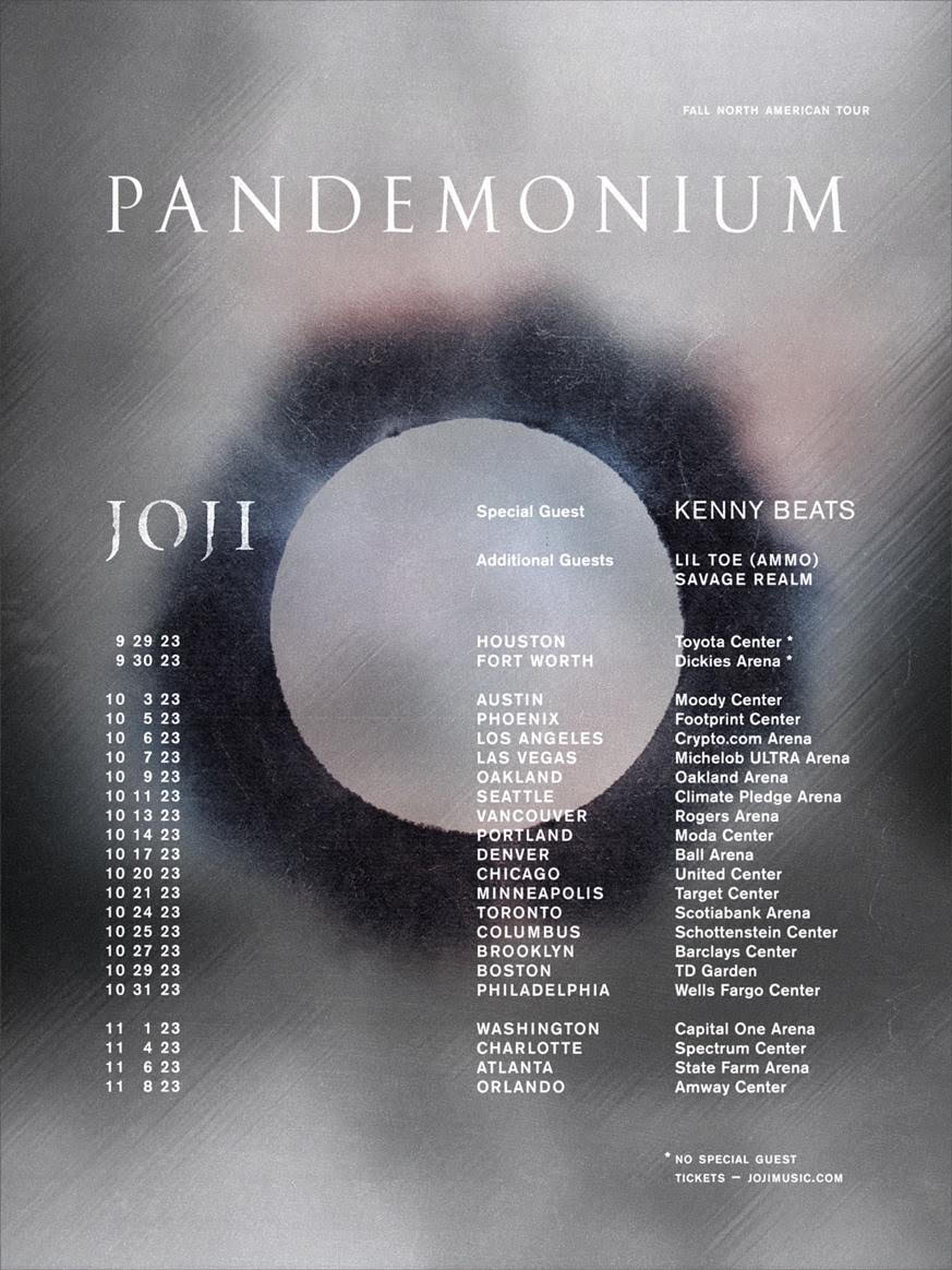 Joji Announces North American Tour “Pandemonium Tour”, Which Includes a